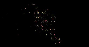 Malaysia Silhouette From Flying Circle Animation