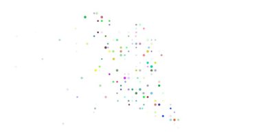 Motion Particles Fly into Ethereal Malaysia Contour Formation