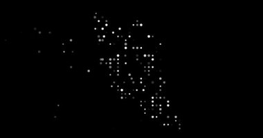 Conceptual Circle Explosion Forming Malaysia Shape