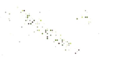 Surreal Circles Swarm to Form Caledonian Generative Silhouette