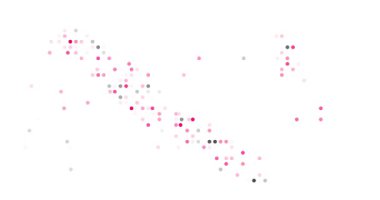 Minimalist Abstract Circle Animation Of New Caledonia