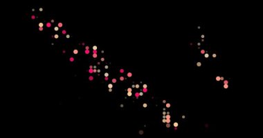 Digital Particles Drift Assembling Ethereal New Caledonia Map Design