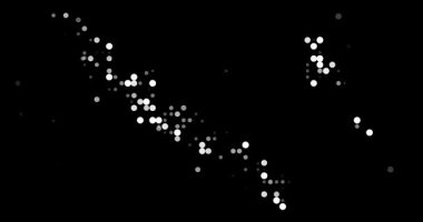 Generative Circle Motion Forming New Caledonia Map