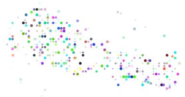 Conceptual Circle Explosion Creating Nepal Map