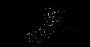 Generative Orbs Swarm to Sculpt Ethereal Omani Outline