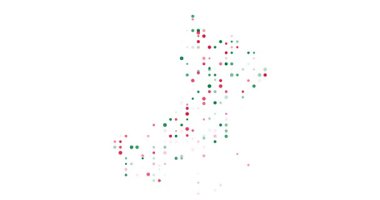 Post-Conceptual Circles Fly Assembling Oman's Map Outline