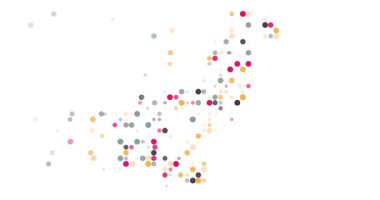 Creative Pakistan Circle Based Map Outline