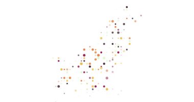 Conceptual Circle Explosion Creating Pakistan Map