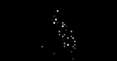 Philippines artistic circle map with digital generative style