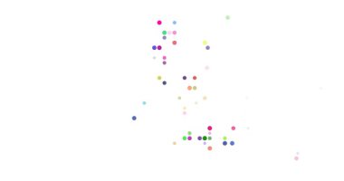 Conceptual Philippines art silhouette of flying circles