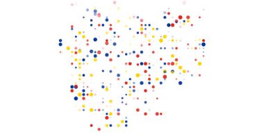 Dijital Küreler Hipnotik Kamboçya Haritası Canlandırması Oluşturuyor