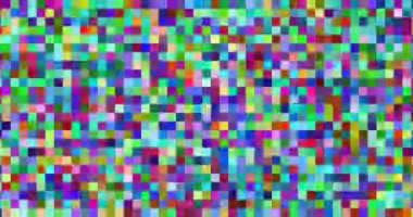 Piksel Karelerden Yapılan Canlı Geometri