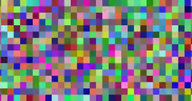 Changing Patterns Of Vibrant Pixel Blocks