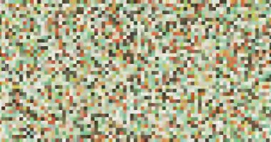 Changing Patterns Of Vibrant Pixel Blocks