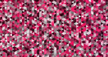 Colorful Procedural Triangle Pattern Design