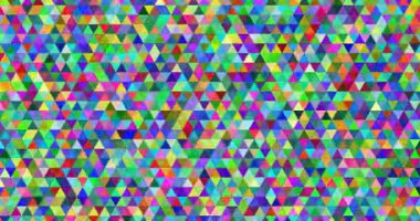 Algorithmic Triangular Visual Textures