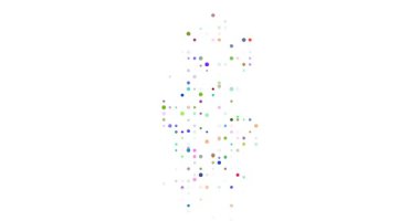 Ethereal Dots Emerge Forming Surreal Qatar Map Animation