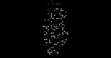 Qatar Nation Outline With Circle Formation