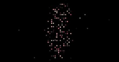 Modern Digital Circles Create Qatar Silhouette