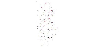 Dynamic Circle Visualization Of Qatar Silhouette