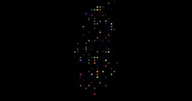 Generative Qatar Silhouette With Dynamic Circles