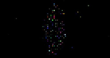 Digital Spheres Emerge Forming Hypnotic Qatar Map Animation