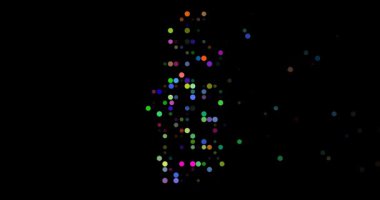 Ethereal Dots Emerge Forming Surreal Qatar Map Animation