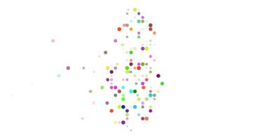 Ethereal Spheres Converge to Sculpt Qatari Map Silhouette