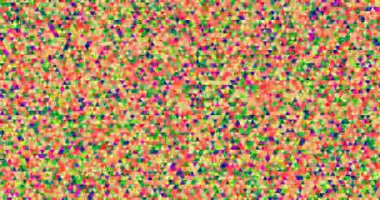 Color Shifting Triangles In Procedural Art