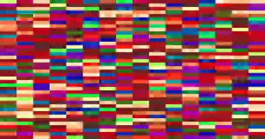 Renk Dikdörtgenli Dijital Mozaik Izgarası