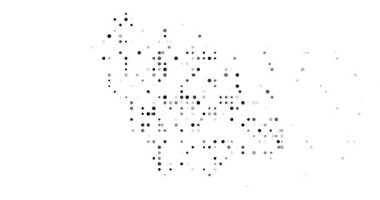 Post-Conceptual Circles Converge Crafting Abstract Saudi Map