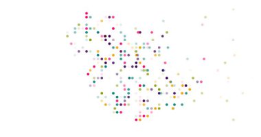 Hypnotic Orbs Converge Crafting Saudi Arabia's Abstract Map Silhouette