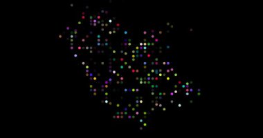 Saudi Arabia Silhouette Created By Circles