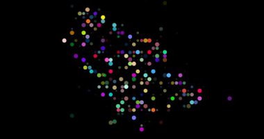 Post-Conceptual Circles Fly Assembling Saudi Arabia's Map Outline