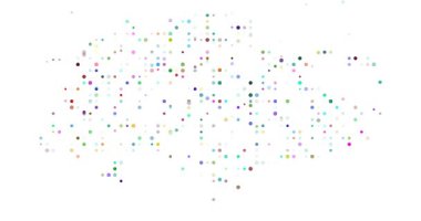 Post-Conceptual Circles Fly Assembling Singapore's Map Outline