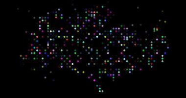 Ethereal Dots Emerge Forming Surreal Singapore Map Animation