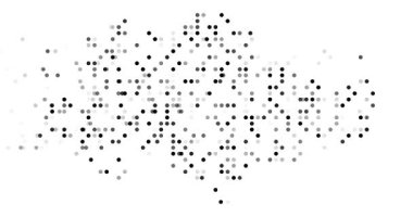 Abstract Singapore Outline Built From Circles