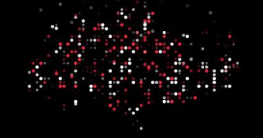 Digital Particles Drift Assembling Ethereal Singapore Map Design