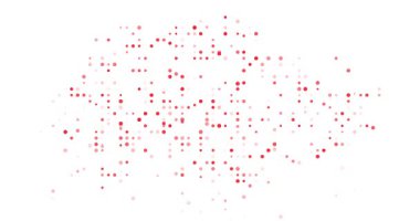 Generative Circle Swarm Revealing Singapore Map