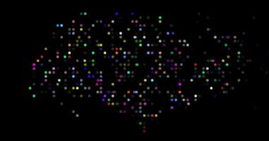 Singapore Outline Emerging Through Abstract Circles