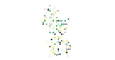 Emergent Circle Flow Revealing Guyana Island