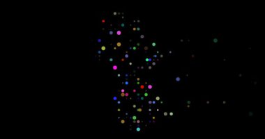 Circles Emerge from Void Forming Guyana Map Silhouette