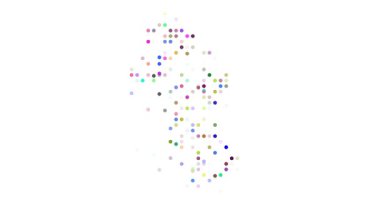 Post-Conceptual Circles Converge Crafting Abstract Guyanese Map