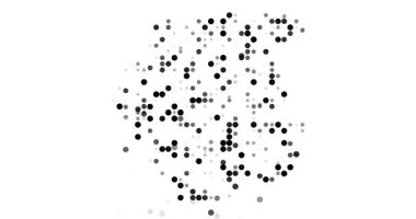 Ethereal Dots Emerge Forming Surreal Suriname Map Animation