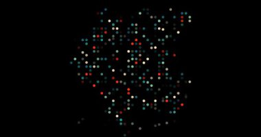 Ethereal Spheres Converge to Sculpt Surinamese Map Silhouette