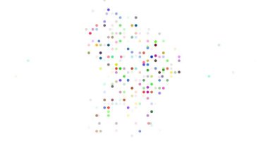 Futuristic Circle Animation Mapping French Guiana