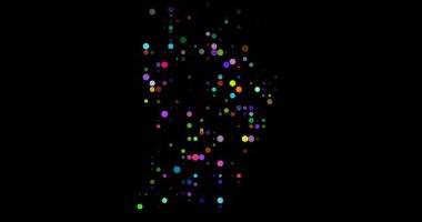 Digital Spheres Emerge Forming Hypnotic French Guiana Map Animation