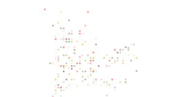 Flowing Circles Generating Southern French Territorial Silhouette