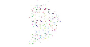 Creative Circle Composition Mapping French Guiana Map