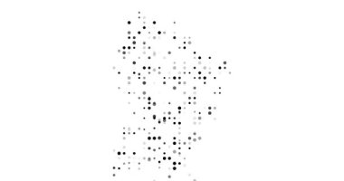 Generative Orbs Dance into Guyanese Silhouette Map Creation